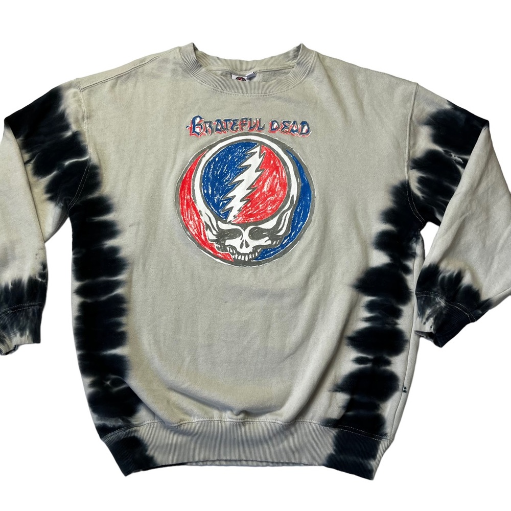 Grateful Dead Sweatshirt unique tie dye. No piling or blemishes. Sz XL unisex